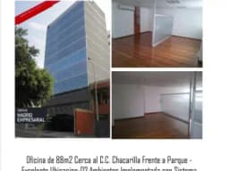 ALQUILER OFICINAS CERCA AL CC CHACARILLA