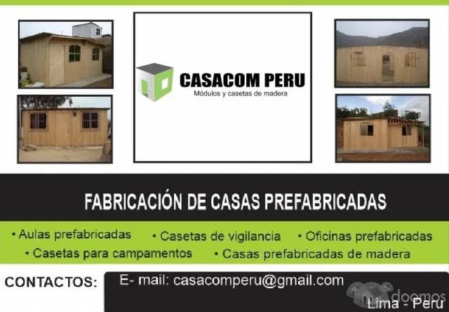 modulos con divisiones de ambientes en prefabricados de madera en lima peru — foto 4