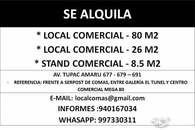 SATND COMERCIAL 8,5 M2 En Comas — foto 1