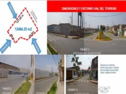 Vendo Terreno Ovalo Zapallal Puente Piedra, 3 Frentes Inversión Comercio Educación Viviendas 6 Pisos