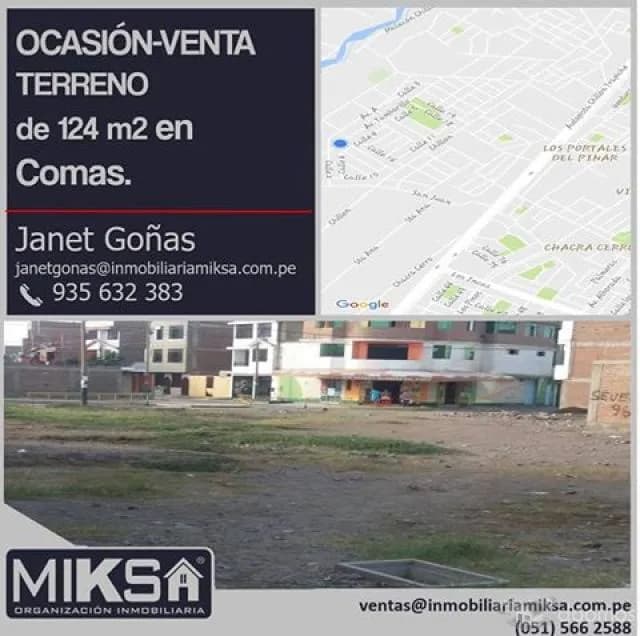 OCASIÓN-VENTA DE TERRENO DE 124 M2 EN COMAS. — foto 2