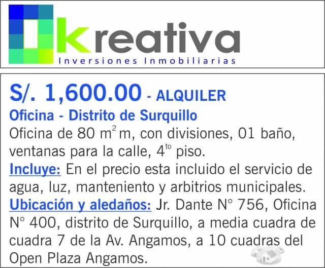 ALQUILER DE OFICINA — foto 4