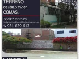 OCASIÓN-VENTA	TERRENO de 298.5 m2 en COMAS.