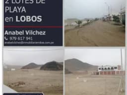 OCASION - VENTA DE  2 LOTES EN PLAYA LOBOS