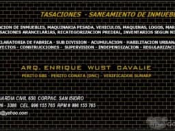 Tasación - Saneamiento de Inmuebles