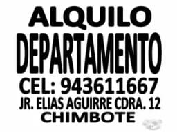 DEPARTAMENTO 60M2 EN ALQUILER S/.900, CHIMBOTE