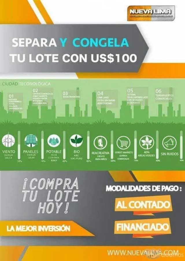 TERRENOS DE 500 M2 EN UNA NUEVA CIUDAD TECNOECOLOGICA — foto 1