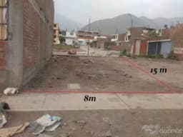 Remato terreno de 120mt2 urb. sol de huampani 1era etapa Chaclacayo