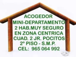 Bonito minidepartamento, muy seguro e independiente, zona centrica en SMP.