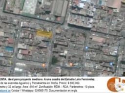 TERRENO EN VENTA BREÑA