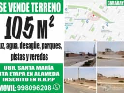 Se Vende Terreno 105 M2 - Carabayllo