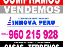 VENDEMOS CASAS Y TERRENOS - LIMA METROPOLITANA   LLAMAR : 960 215 928