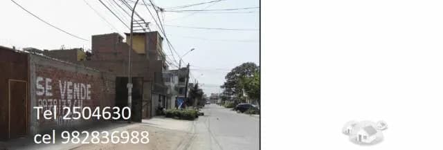 VENTA TERRENO URB. LUCYANA A 1/2 CDRA AV. TUPAC AMARU — foto 2