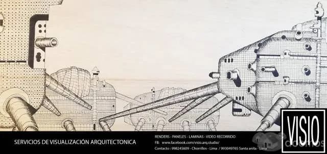 Visualización Arquitectónica VISIO studio / renders /3d / video recorrido / tesis / Arquitectura — foto 1