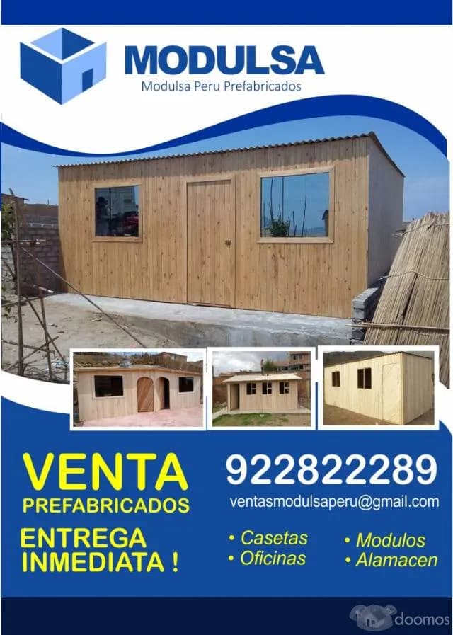 CASAS MODULARES DE MADERA CUARTOS PREFABRICADOS DE MADERA PREFABRICADA — foto 1
