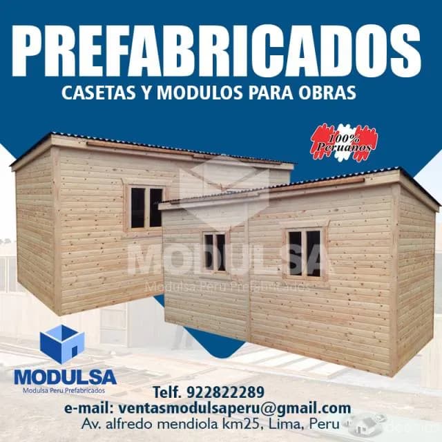 CASAS MODULARES DE MADERA CUARTOS PREFABRICADOS DE MADERA PREFABRICADA — foto 3