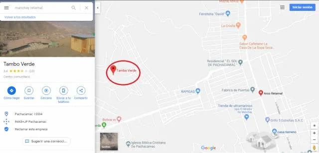 Ocación venta de terreno en manchay-pachacamac — foto 1