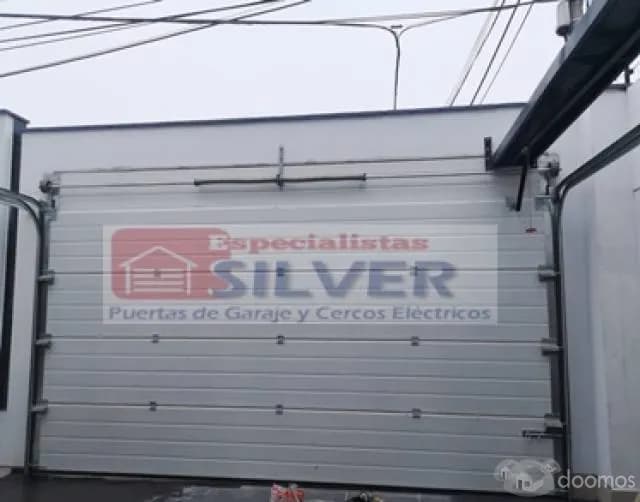 FABRICACIÓN DE PUERTAS LEVADIZAS SECCIONALES CERCOS ELÉCTRICOS-  SILVER — foto 3