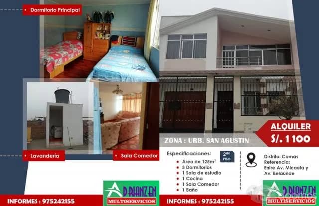 ALQUILE DE DEPARTAMENTO 2DO PISO — foto 1