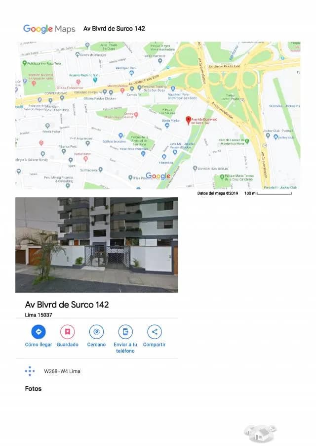 Se vende Departamento San Borja — foto 1