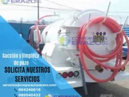 Limpieza de trampa de grasa, limpieza de pozo septico