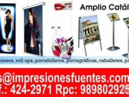 Soportes Publicitarios, Banner Gigantografia Perú, Stand, Modulos, Display Wall , Roll Screm