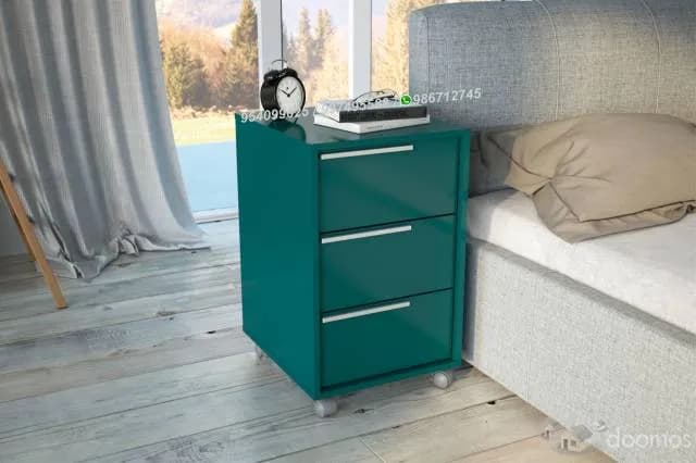 ARCHIVADOR MAIA COLOR MENTA DE 3 CAJONES — foto 1