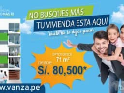 VENTA DE DEPARTAMENTOS EN CARAPONGO, CHACLACAYO, HUACHIPA, ÑAÑA