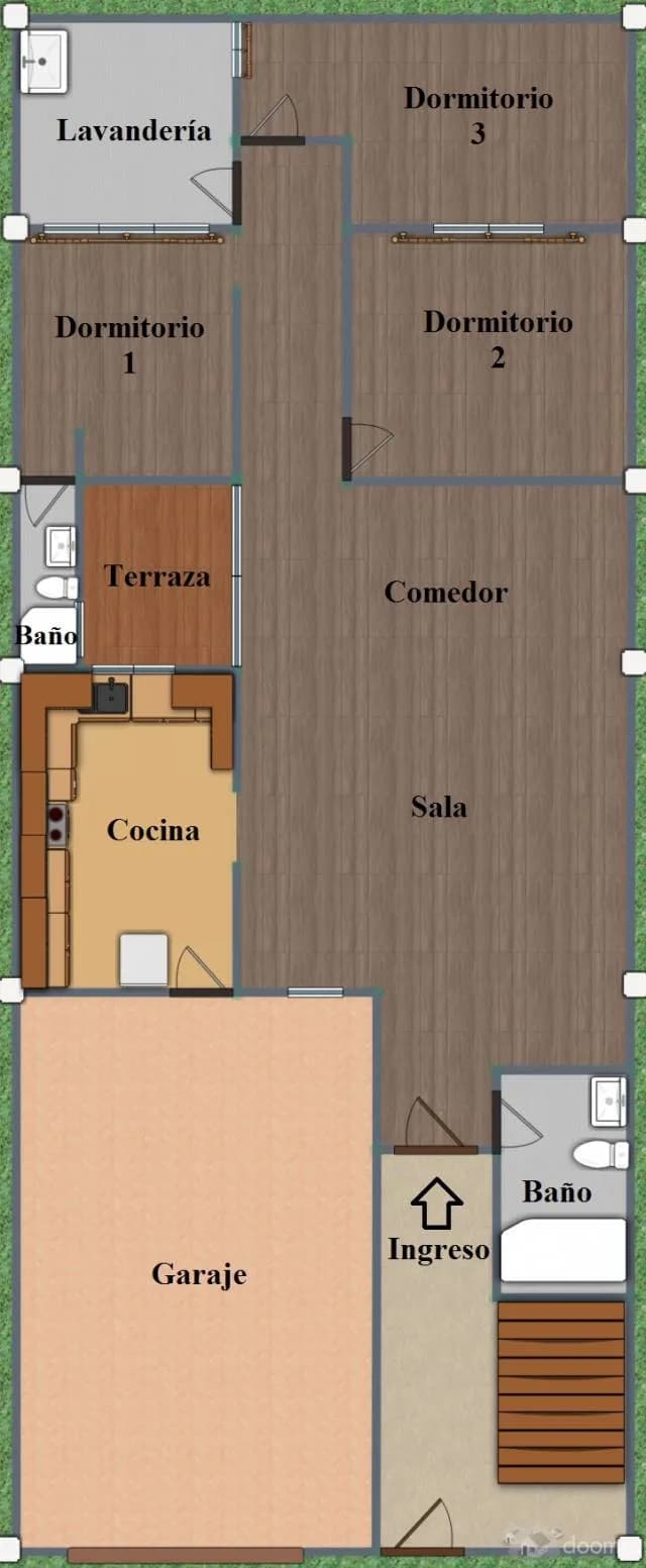 <h3><b><u>VENTA DE DEPARTAMENTO EN COMAS</u></b></h3> — foto 1