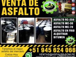 Membranas o Mantas asfálticas - asfalto liquido
