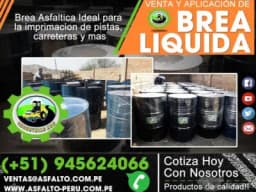 Venta de brea liquida para juntas y galpones servicio de asfaltado
