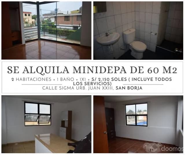 ALQUILO MINIDEPARTAMENTO, INCLUYE TODOS LOS SERVICIOS — foto 1