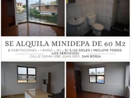 ALQUILO MINIDEPARTAMENTO, INCLUYE TODOS LOS SERVICIOS