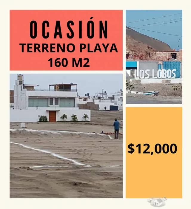 PLAYA TERRENO $12,000 - PLAYA LOS LOBOS — foto 1