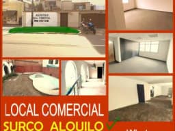 ALQUILER LOCAL COMERCIAL SURCO. AV EL POLO