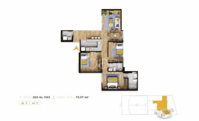 Pre Venta Departamentos de 3 Dormitorios, Estreno en Breña — foto 7