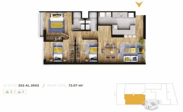 Pre Venta Departamentos de 3 Dormitorios, Estreno en Breña — foto 8