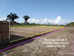 Terrenos de 500m2 en PUCALLPA para casa de campo o como inversión.