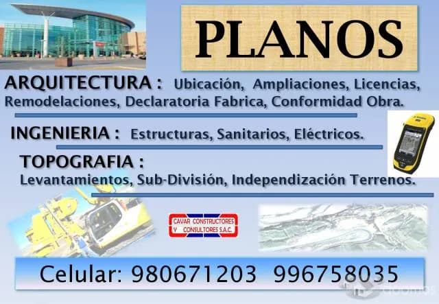 PLANOS ARQUITECTURA E INGENIERIA — foto 3