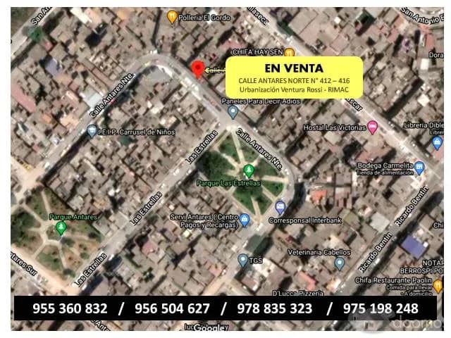 VENTA DE CASA/TERRENO UBICADO EN RIMAC (REFERENCIA: AV. TARAPACÁ) — foto 1