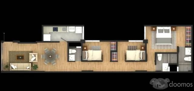 Departamento - 82m2 - 3 Dormitorios - San Miguel — foto 1