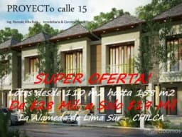 GRAN OPORTUNIDAD DE INVERSIÓN: LOTES DE 112 M2 EN SÚPER OFERTA DE $28 MIL DÓLARES A SOLO $19 MIL en LA ALAMEDA DE LIMA SUR - CHILCA