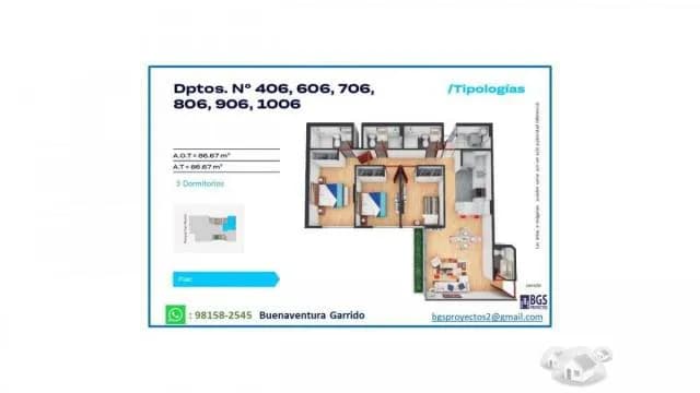 VENTA  APARTAMENTO CERCA A  PARQUE — foto 3