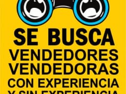 SE BUSCA VENDEDORES