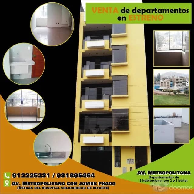 Departamentos de 3 habitaciones — foto 1