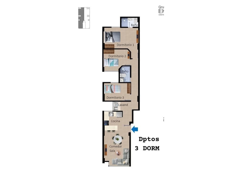 SMP DE ESTRENO Venta de Departamento El Pacifico — foto 3