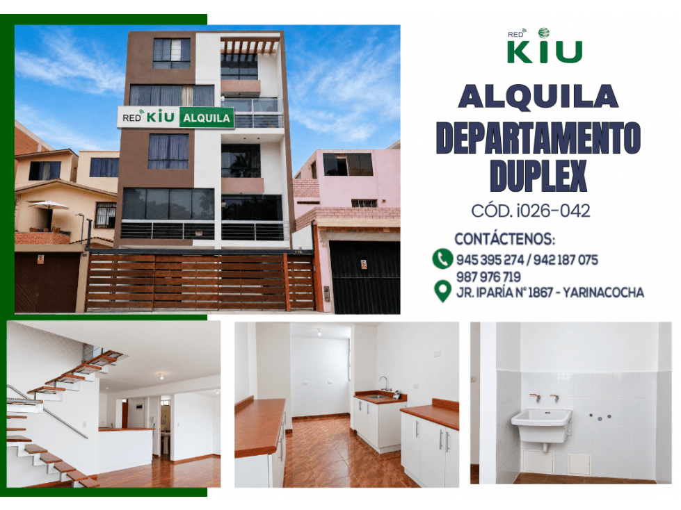 i026042 - ALQUILER DEPARTAMENTO DUPLEX - SAN MIGUEL — foto 1