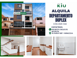 i026042 - ALQUILER DEPARTAMENTO DUPLEX - SAN MIGUEL