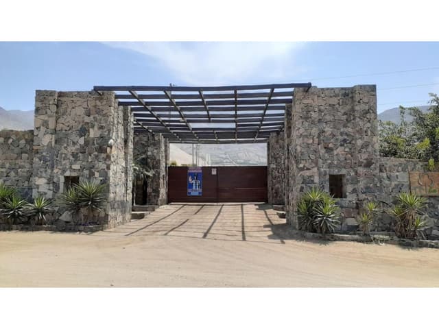 Terreno 1.000 m² con cimientos y planos La Raya, Cieneguilla